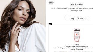 Preview of the Kérastase hair diagnosis